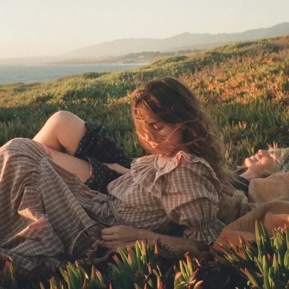 NEW NWT Christy Dawn The Maggie Dress Chestnut Plaid - Picture 2 of 9